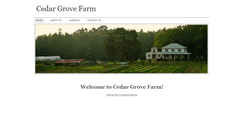 Desktop Screenshot of farmcedargrove.com