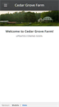 Mobile Screenshot of farmcedargrove.com